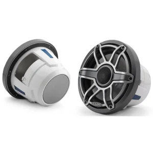 JL Audio M6 880X S GmTi, Altavoces marinos 8,8", rejilla deportiva en negro