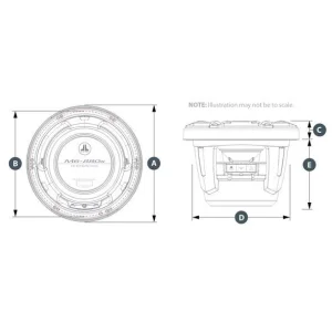 JL Audio M6 880X S, Altavoces marinos 8,8"