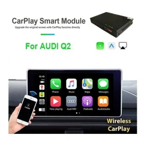 Carplay y Android Auto, Audi Q2, año 2019, pantalla 7" y 8.3"