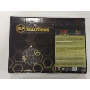 Standartplast STP Acent 10 y Accent 6, caja de 10 láminas insonorizantes 375 x 500 mm, grosor 10mm, ó 6mm.