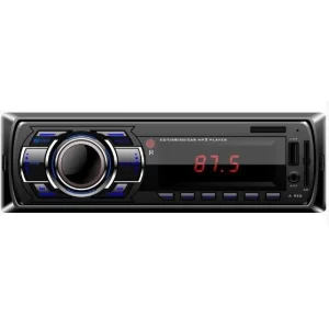 Radio con USB, SD y entrada auxiliar, 1DIN. Sin mecánica de CD.