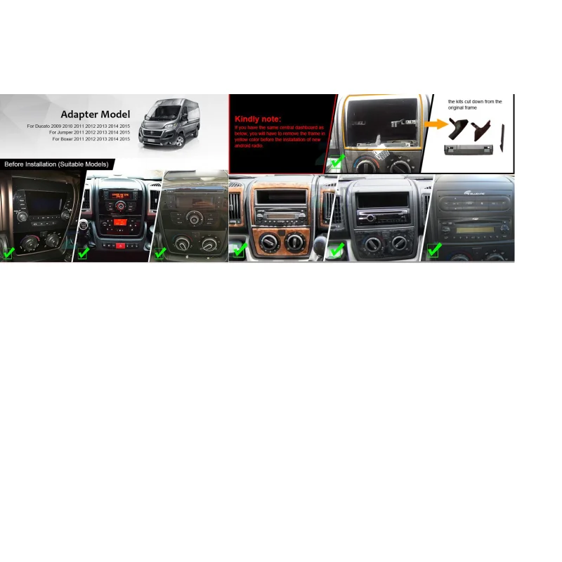 Navegador Fiat Ducato, Citroen Jumper, Peugeot Boxer, año 2011 2015