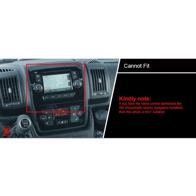 Navegador Fiat Ducato, Citroen Jumper, Peugeot Boxer, año 2011 2017