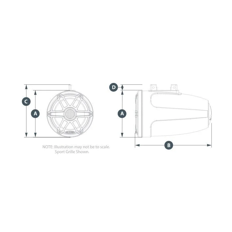 Altavoces marinos cerrados 7,7", JL Audio M6 770ETXv3 Gw C GwGw
