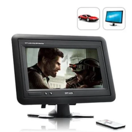 Monitor 7" para cámara trasera con soporte universal, usado