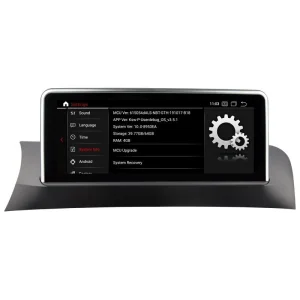 Navegador BMW X3 F25/X4 F26 (2014 2016), sistema NBT, pantalla 10.25", android 11