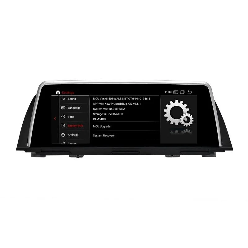 Navegador BMW Serie 7 F01/F02 (2013 2015), Sistema NBT, android 11, pantalla 10.25"
