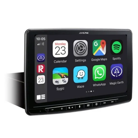 Alpine INE F904D Radio navegador 1DIN con Android Auto y Apple CarPlay