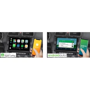 Radio Navegador 9" VW Golf 6, CarPlay, Android Auto, Alpine X903D G6