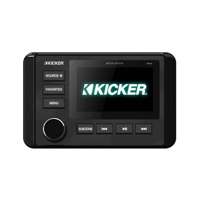Radio marino con pantalla 3", Bluetooth y USB, Kicker KA46KMC4