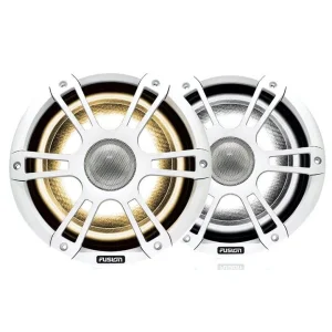 Fusion SG FL652SPW Altavoces marinos 6.5" con luz LED, rejilla deportiva