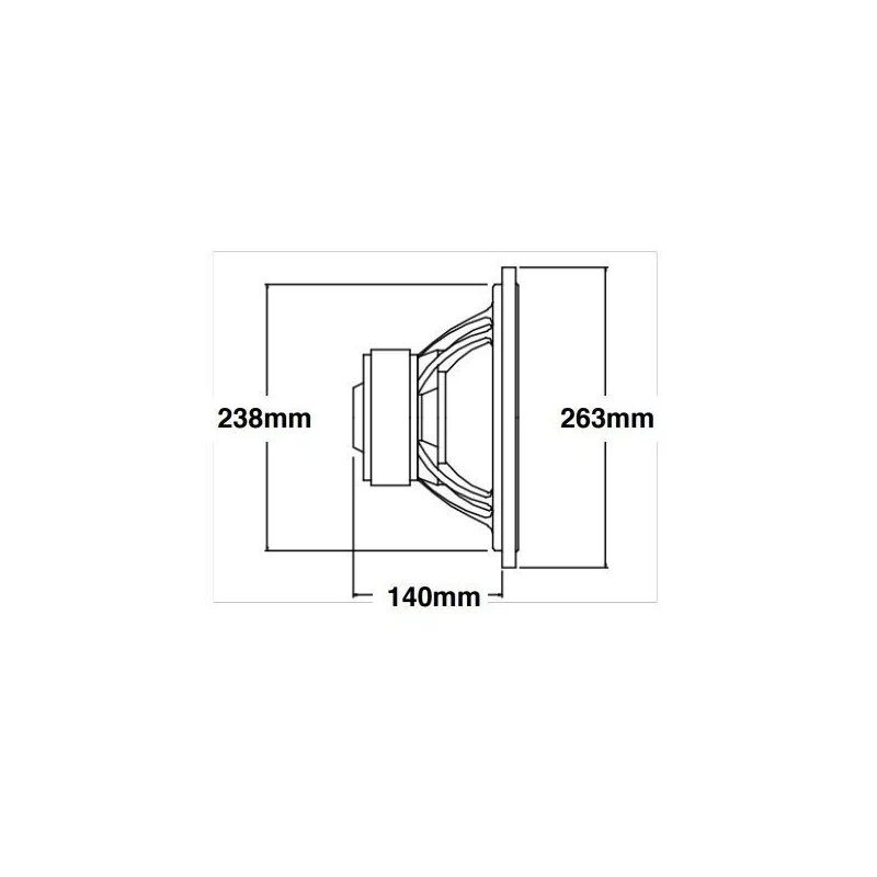 Gladen Audio RS X 10, Subwoofer 10" (25cm)
