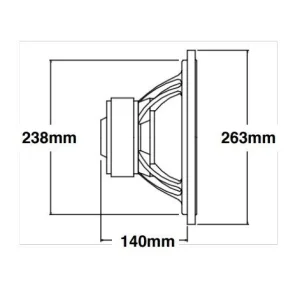 Gladen Audio RS X 10, Subwoofer 10" (25cm)