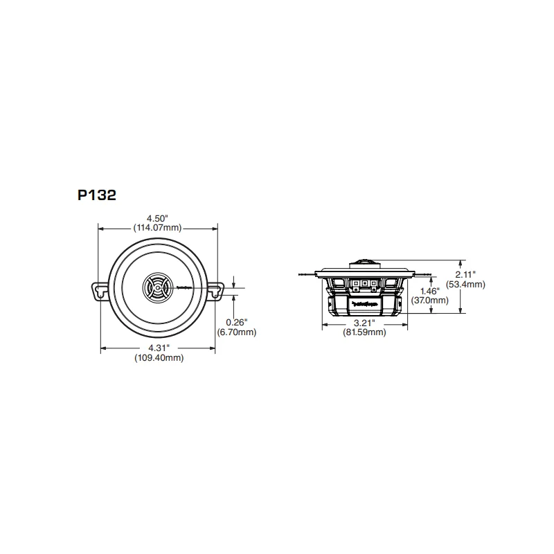 Altavoces 3,5" (8,7cm) Rockford P132