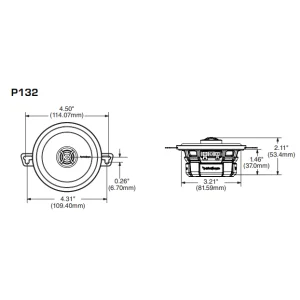 Altavoces 3,5" (8,7cm) Rockford P132