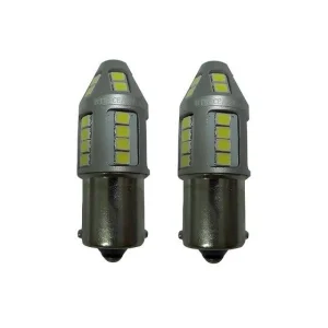 Bombillas LED CANBUS BA15S 24V. Color blanco