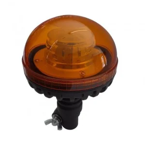 Rotativo LED base flexible, 3 funciones para vehículos 12V o 24V