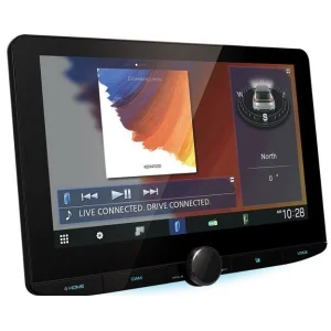 Radio con pantalla 10.1", Apple CarPlay & Android Auto, sin cables, Kenwood DMX9720XDS