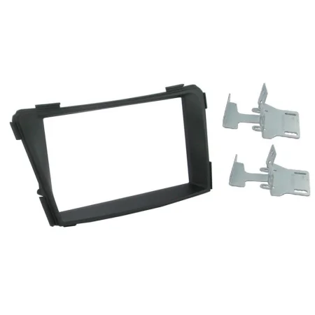 Marco auto radio Hyundai i40, año 2011, 2DIN, acabado en negro