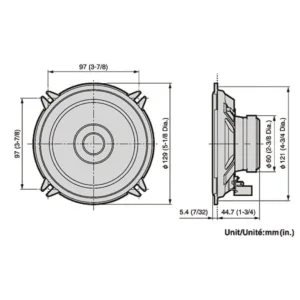 Altavoces 13cm Pioneer TS 1301i, coaxiales