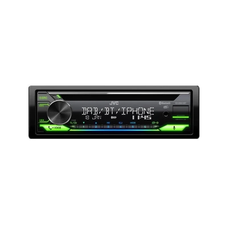 Radio CD con Bluetooth, USB y Spotify, JVC KD T922BT