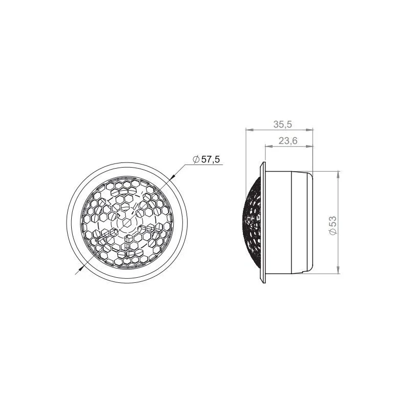 Blam Audio 200RS, medidas de tweeter