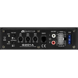 ESX Q201A, Subwoofer amplificado 20cm, Potencia RMS 100W