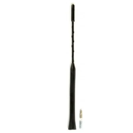 Varilla antena tipo Golf hembra M6, macho M5 M6 230mm, antisilbido