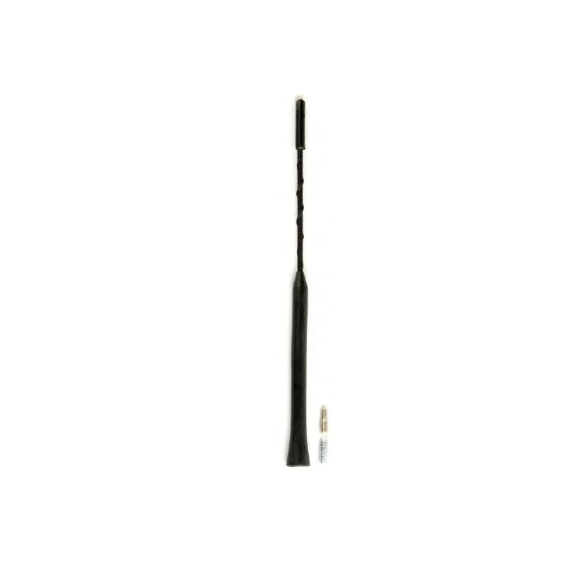 Varilla antena tipo Golf hembra M6, macho M5 M6 230mm, antisilbido