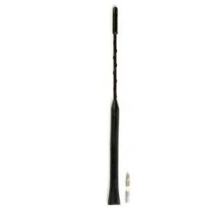 Varilla antena tipo Golf hembra M6, macho M5 M6 230mm, antisilbido