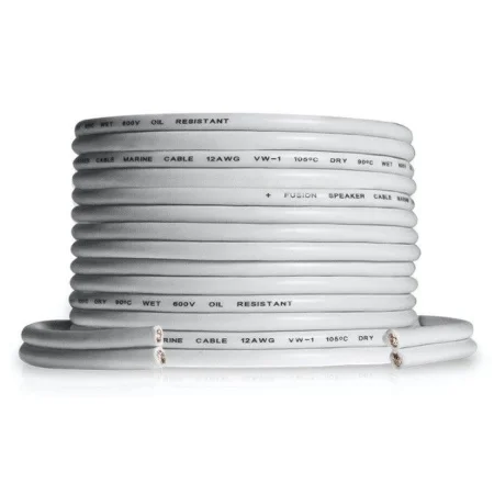 Cable de altavoz marino (12 AWG/3,3 mm2) rollo 7,62m, 15,24m, 100m