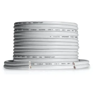 Cable de altavoz marino (12 AWG/3,3 mm2) rollo 7,62m, 15,24m, 100m