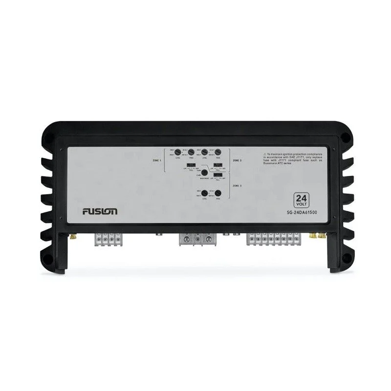 Fusion SG 24DA61500, Amplificador marino de 6 canales, 24V, clase D