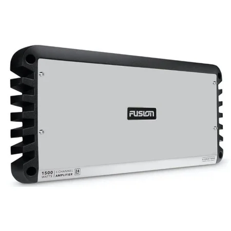 Amplificador marino 24V Fusion SG 24DA61500, 6 canales, clase D.