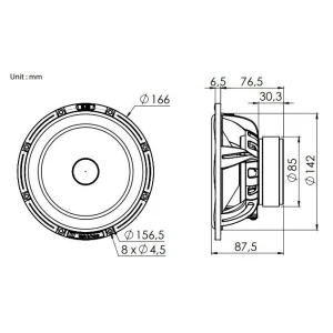 Blam Audio S165.85+, altavoces 6,5