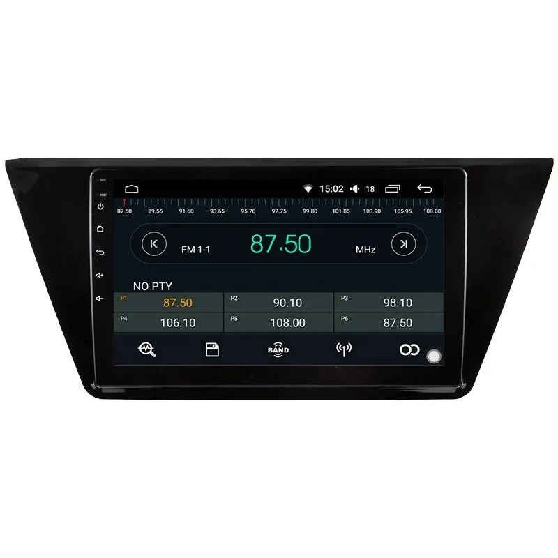 Radio navegador para VW Touran del 2016, CarPlay inalámbrico