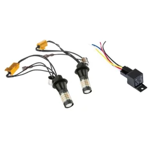 Pareja de bombillas luz diurna + intermitentes en hueco intermitentes, 12V, 50W