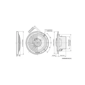 Pioneer TS MR1640 altavoces marinos 6.2", 160W pot. max, 30W pot. RMS