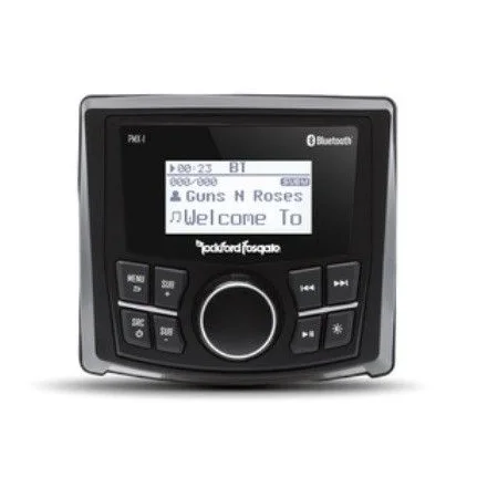 RockFord Fosgate PMX 1, Radio marino 2.3" con Bluetooth, AUX y USB.