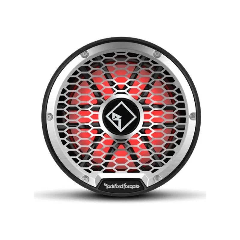 Rockford Fosgate M2D4 12S, Subwoofer marino 12" con LED, color negro