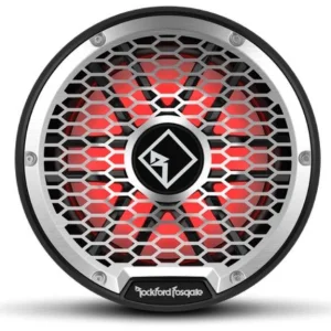 Rockford Fosgate M2D4 12S, Subwoofer marino 12" con LED, color negro