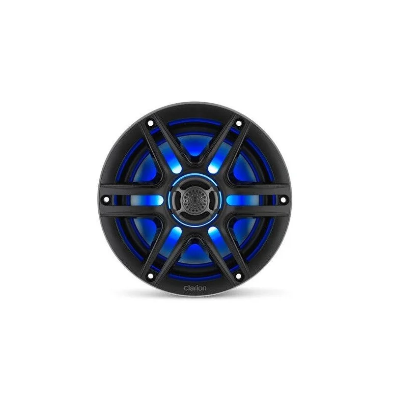 Altavoces marinos 6.5" Clarion CMS 651RGB SWB, luz RGB
