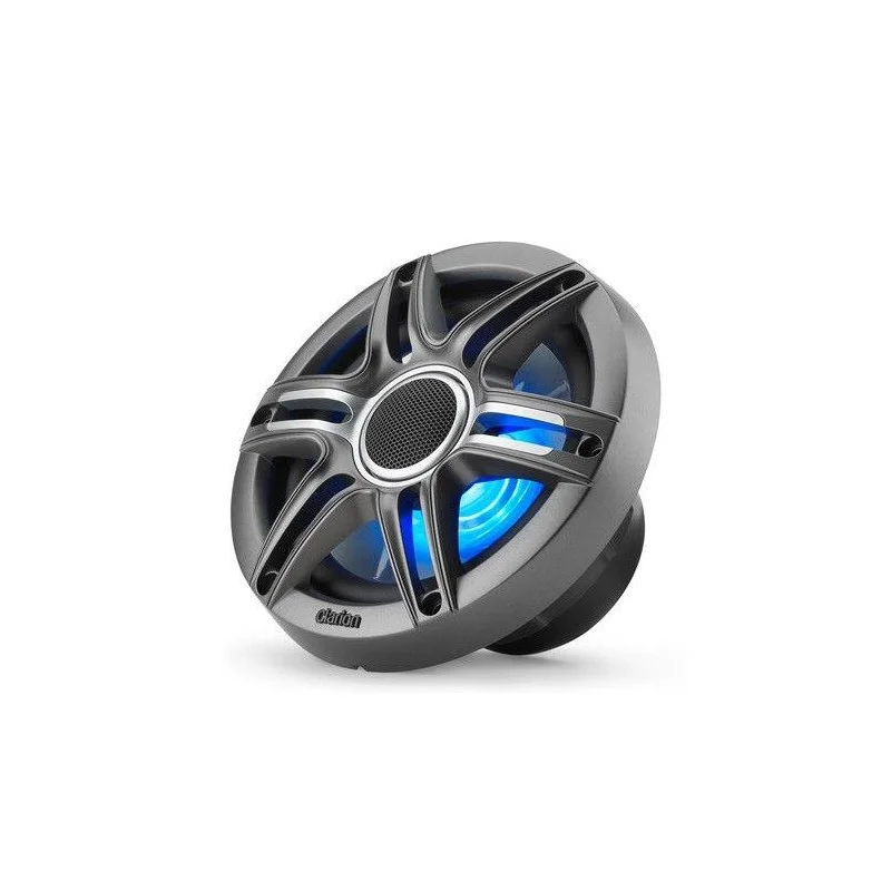Clarion Altavoces marinos con luz led RGB, 6,5"