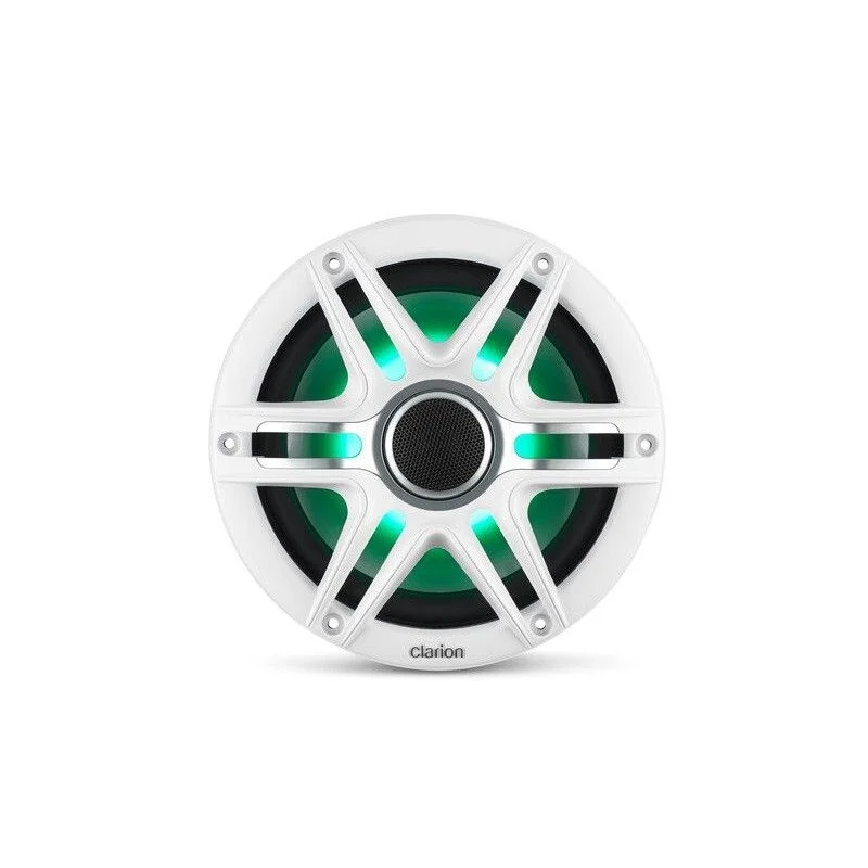 Altavoces marinos Clarion con luz led RGB, 7,7"