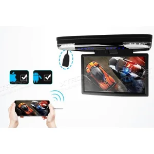 Pantalla de techo 15,6" con DVD, USB, HDMI.
