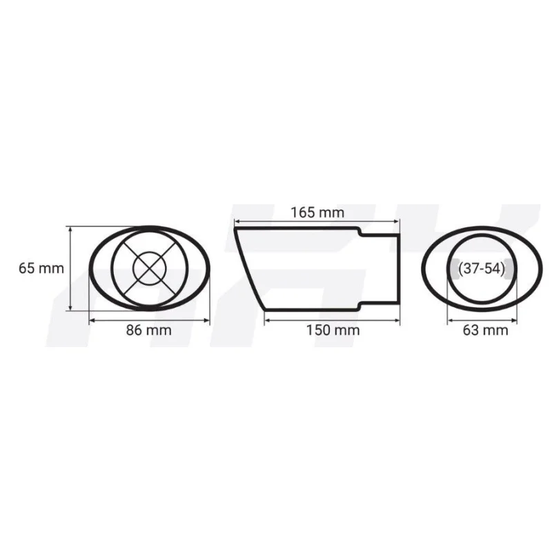 Cola escape universal INOX carbono MT 020C