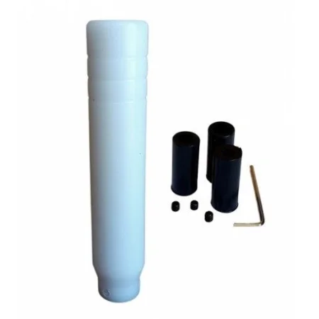 Pomo palanca de cambios universal, largo, nylon blanco en Pomos palanca de cambios de ACT POM 2002B Pomo universal tipo racin