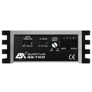 Amplificador mini digital, 2 canales ESX QS TWO ISO