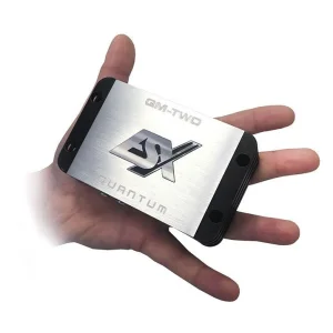 Mini Amplificador ESX audio QM TWOv2, 2 canales, 600W de potencia máxima