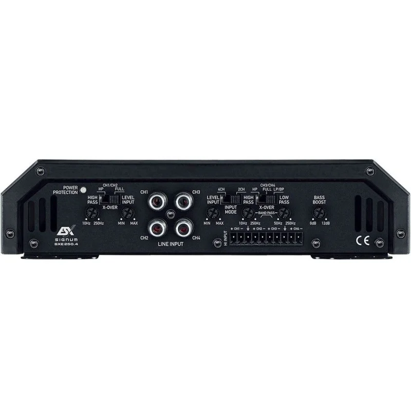 Amplificador SXE250.4 ESX Audio de 4 canales, analógico de clase A/B